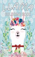 Llama Coloring Book