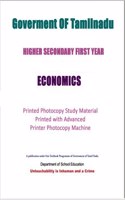 11th Std Economy Book In English medium Tamilnadu State Board