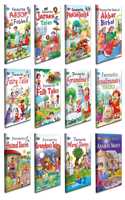 Children Story Books All In One Combo | Set Of 12 Story Books For Kids -English Moral Story Collection