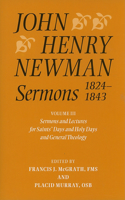John Henry Newman Sermons 1824-1843, Volume 3