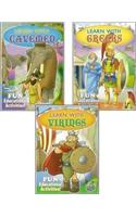 Learn with Vikings, Greeks and Cavemen (Set of 3 Books)