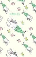 Reading Log: Easy to Use Layout for Kids of All Ages to Chart Summer and School Book Progress Cute Unicorn Mermaid Cover Design