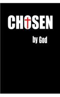 Chosen by God: Christian 6x9 100 blank lined church journal notebook