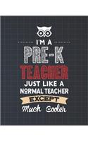 I'm A Pre-K Teacher Just Like A Normal Teacher Except Much Cooler