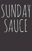 Sunday Sauce Notebook Journal