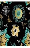 Humming-bird and butterflies notebook (turquoise edition)