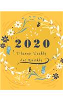 2020 Planner Weekly And Monthly