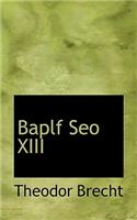 Baplf Seo XIII