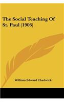 Social Teaching Of St. Paul (1906)