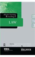 Effective Learning and Teaching in Law