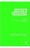 Behaviour Analysis in Educational Psychology