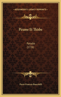 Pirame Et Thisbe
