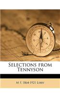Selections from Tennyson