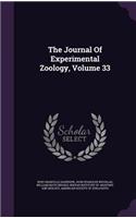 The Journal of Experimental Zoology, Volume 33