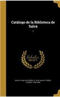 Catálogo de la Biblioteca de Salvá; 1