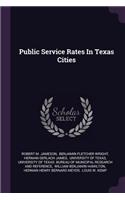 Public Service Rates In Texas Cities