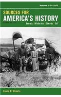 Sources for America's History, Volume 1