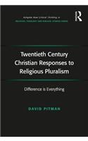 Twentieth Century Christian Responses to Religious Pluralism