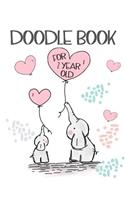 Doodle Book For 2 Year Old: Blank Doodle Draw Sketch Books