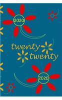 Week and Month at a glance Planner: Daily weekly monthly one-year planner with Vertical layout Schedule Book with Dotted Lines Numbered Pages Contents pages(0 2020 Personal Organizer)
