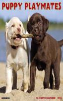 Puppy Playmates 2018 Wall Calendar