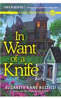 In Want of a Knife: A Little Library Mystery