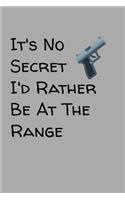 It's No Secret I'd Rather Be At The Range