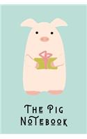 The Pig Notebook: Pigs Journal for Kids to Write In, Lined Journal Size 6x9