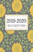 2019-2020 Weekly & Monthly Planner
