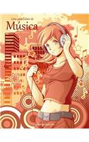 Livro para Colorir de Música para Adultos: (1 Música)