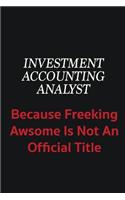 Investment Accounting Analyst because freeking awsome is not an official title: Writing careers journals and notebook. A way towards enhancement