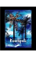 Kaanapali: Maui Christmas Notebook With Lined Wide Ruled Paper For Taking Notes. Stylish Tropical Travel Journal Diary 7.5 x 9.25 Inch Soft Cover. For Home, Wo