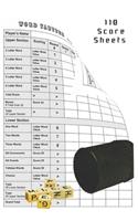 Word Yahtzee 110 Score Sheets: Game Record Keeper Book - Score Keeping Book - Size:6" x 9" - 110 Pages (Gift)