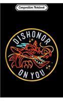 Composition Notebook: Disney Mulan Mushu Stamp of Dishonor Graphic Journal/Notebook Blank Lined Ruled 6x9 100 Pages