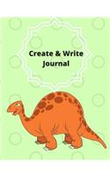 Create & Write Journal: (Primary Composition Notebook/Journal): Kid's Boat Book - Learn To Write and Draw Journal; Kindergarten Journal