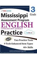 Mississippi Assessment Program Test Prep: Grade 3 English Language Arts Literacy (Ela) Practice Workbook and Full-Length Online Assessments: Map Study Guide