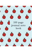 100 page journal note book