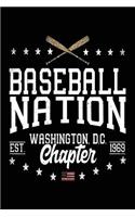 Baseball Nation Washington D.C. Chapter Est 1969: Baseball Notebook Journals