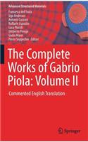 Complete Works of Gabrio Piola: Volume II