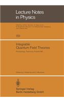 Integrable Quantum Field Theories