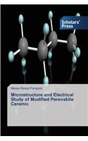 Microstructure and Electrical Study of Modified Perovskite Ceramic
