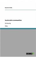 Sustainable communities
