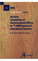 AB Initio Calculations of Conformational Effects on 13c NMR Spectra of Amorphous Polymers