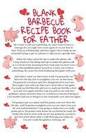 Blank Barbecue Recipe Book For Father: Funny Father Cookbook Notepad Book - Parody Dad Gift Journal To Write In Grilling Recipes For Fathers With Temper, 6x9 Inches Paper With Black Lines