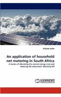 Application of Household Net Metering in South Africa