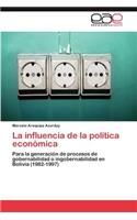 La influencia de la política económica: (Spanish)