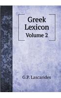Greek Lexicon Volume 2