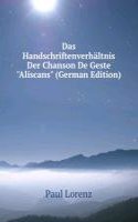 Das Handschriftenverhaltnis Der Chanson De Geste "Aliscans" (German Edition)