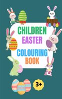 Happy Easter colouring book for children, 6x9in, 84 pages