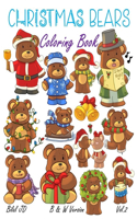 Christmas Bears Coloring Book: Coloring Book Children The Real Meaning of Christmas(2 Christmas Coloring Books)